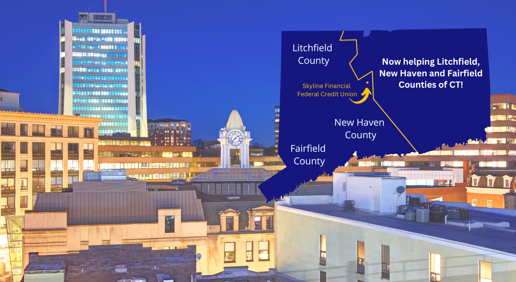 Adding Fairfield County to our Field of Membership! 