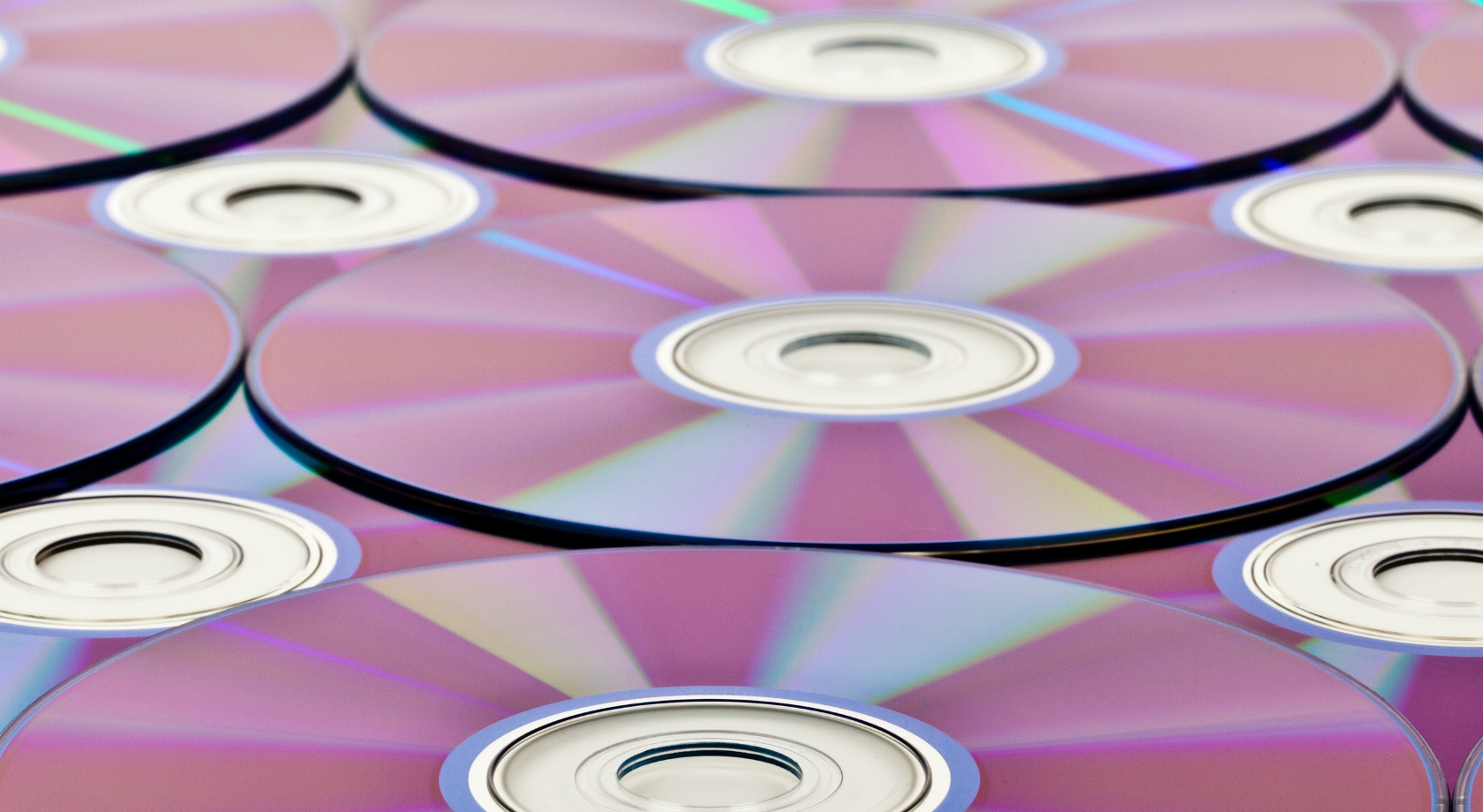 Image is a bunch of compact discs.